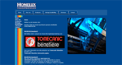 Desktop Screenshot of homelux.nl