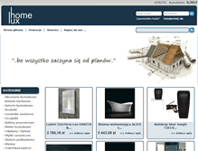 Tablet Screenshot of homelux.pl